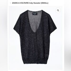 🖤💎Zadig & Voltaire Black Sequin Sweater 🖤💎